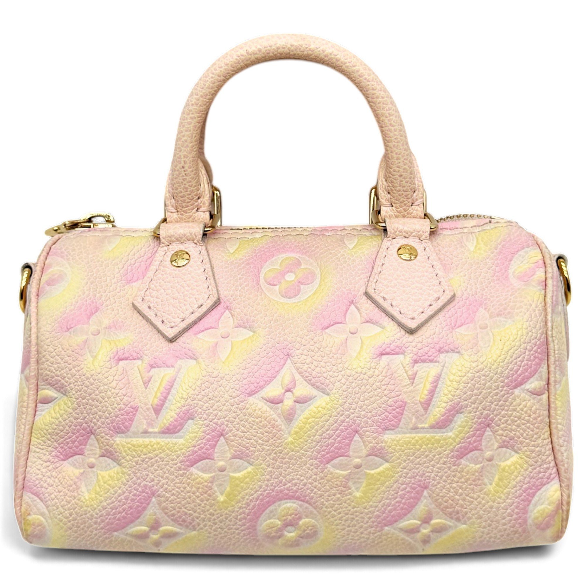 Nano Speedy / Mini HL leather crossbody bag