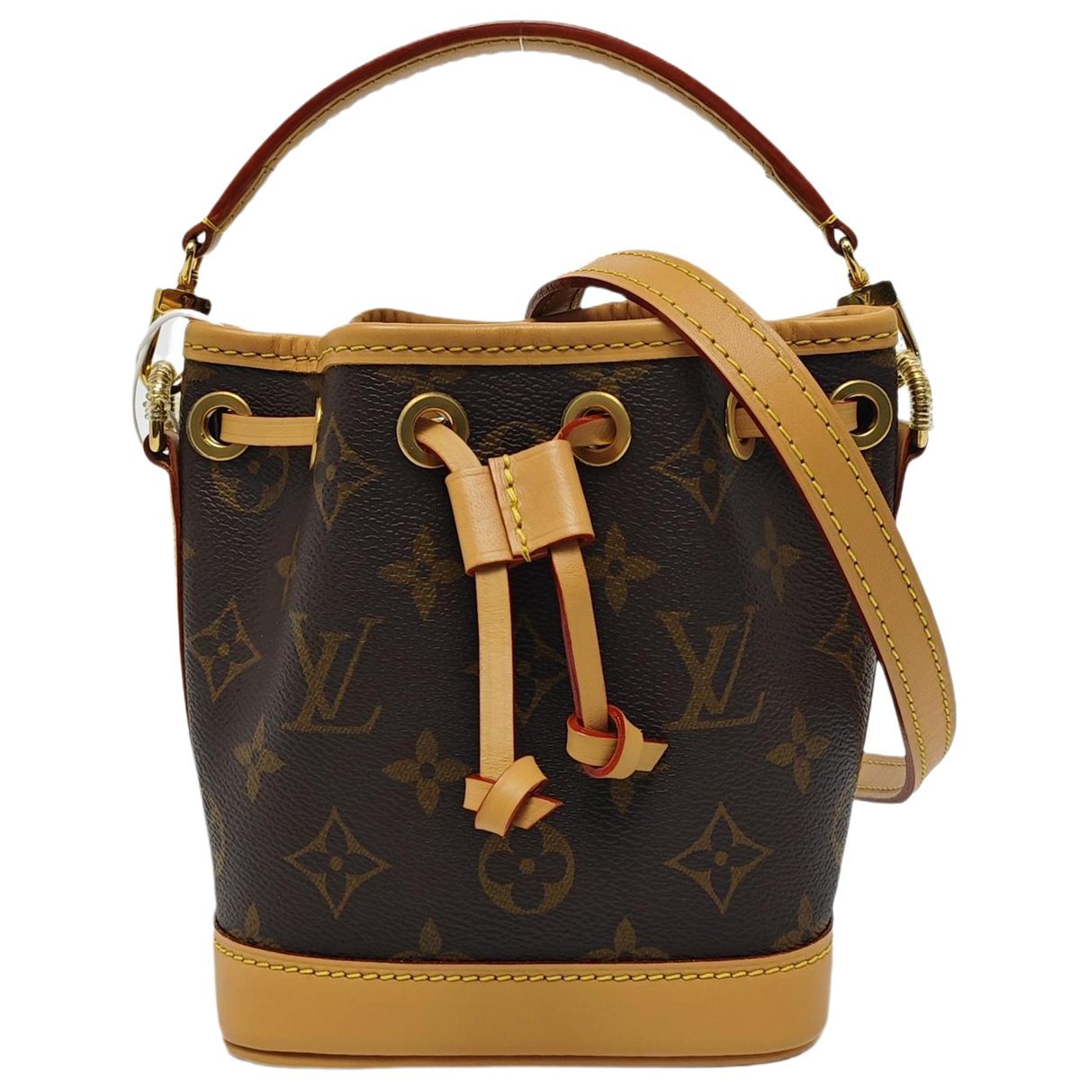 Nano Noé leather handbag
