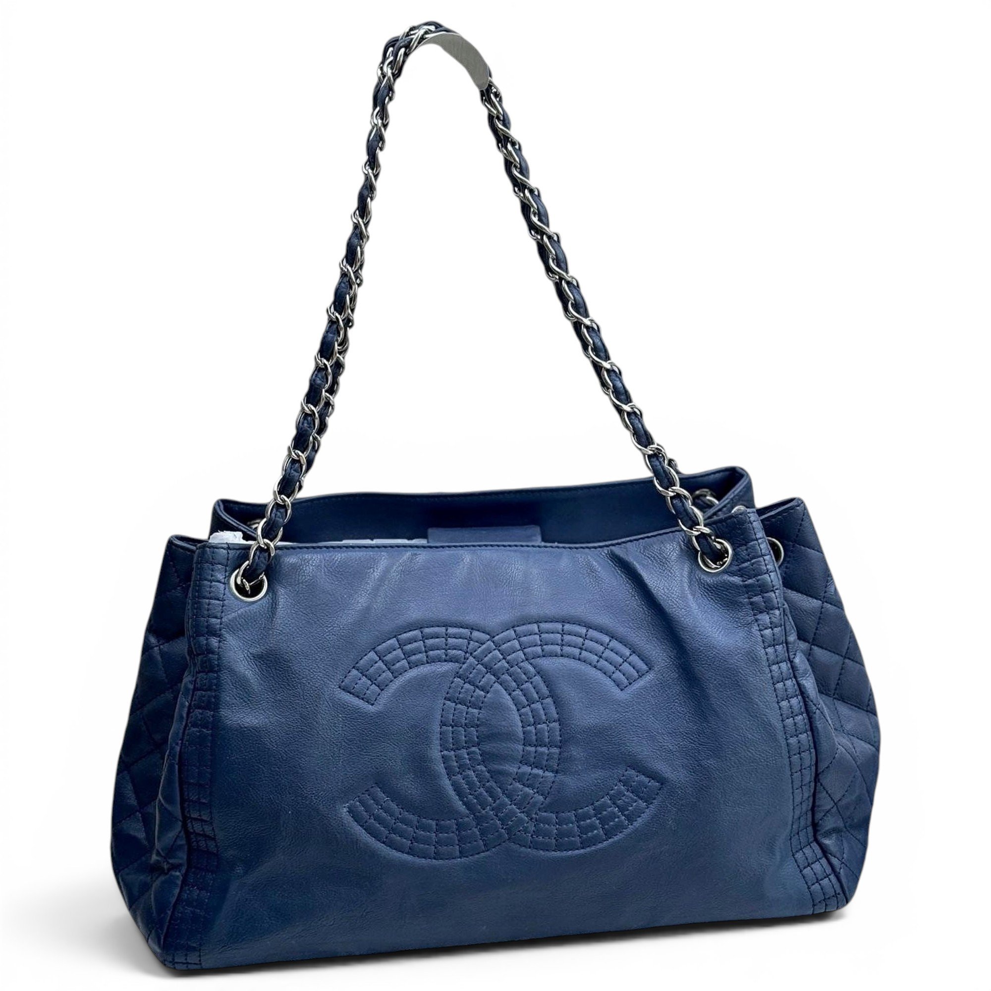 Petite Shopping Tote leather tote