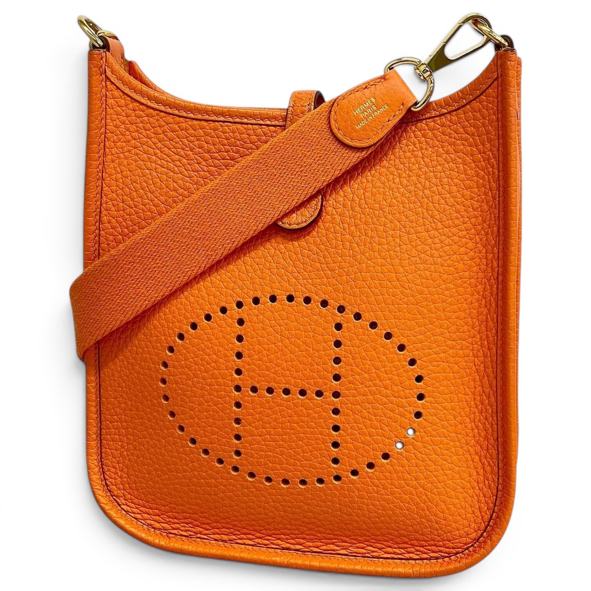 Evelyne leather handbag
