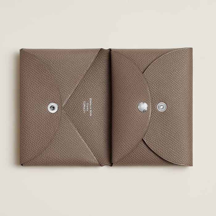 Étoupe Calvi Duo Compact Card Holder