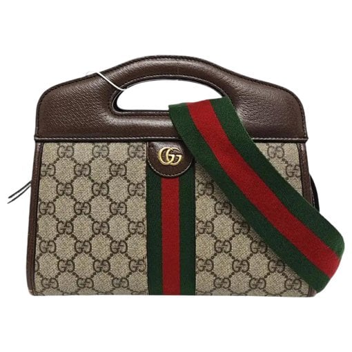 Ophidia leather crossbody bag