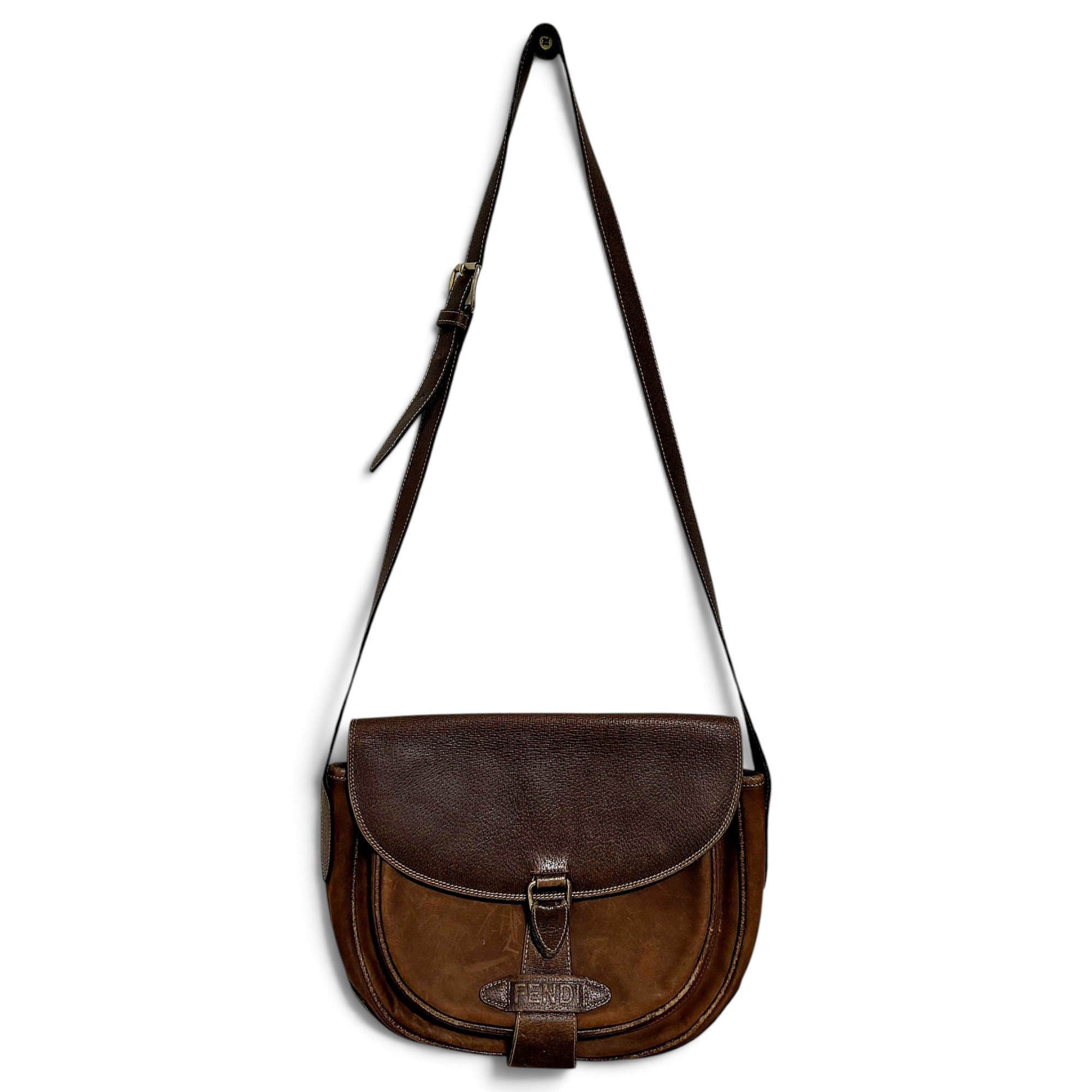 Leather crossbody bag