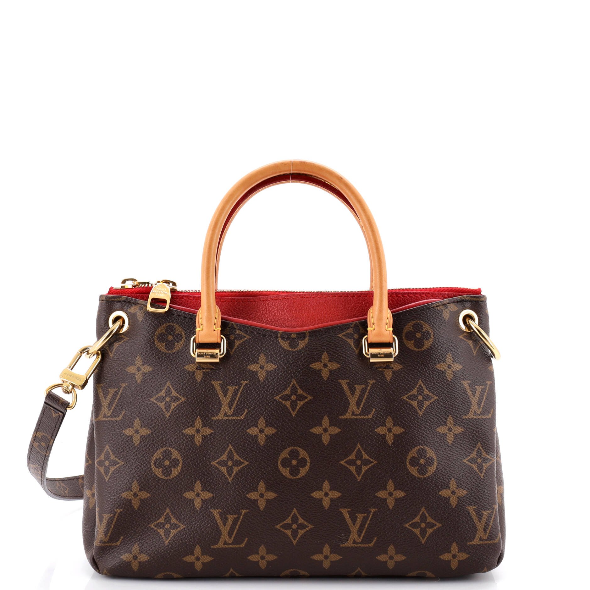 Pallas Tote Monogram Canvas with Leather BB