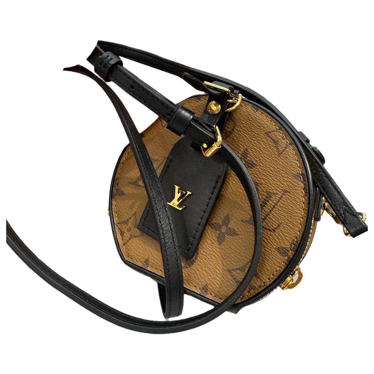 Boîte chapeau souple leather handbag