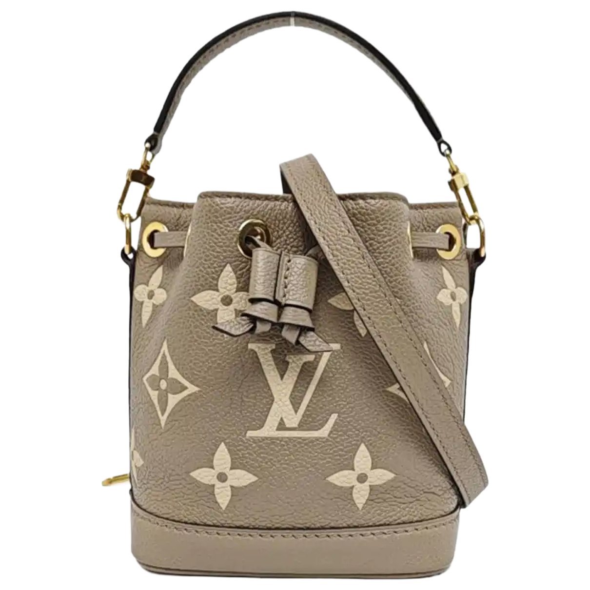 Nano Noé leather crossbody bag