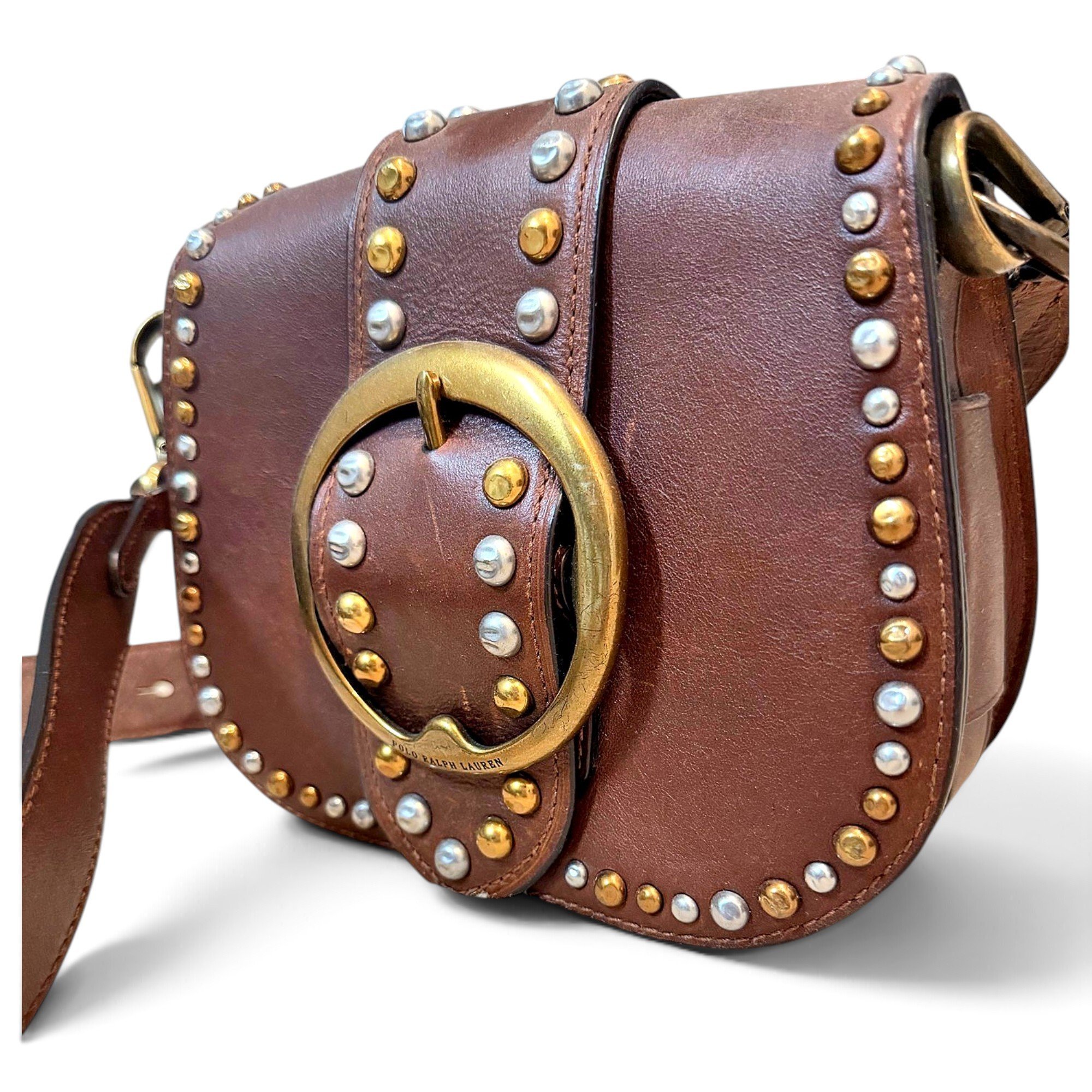 Leather crossbody bag