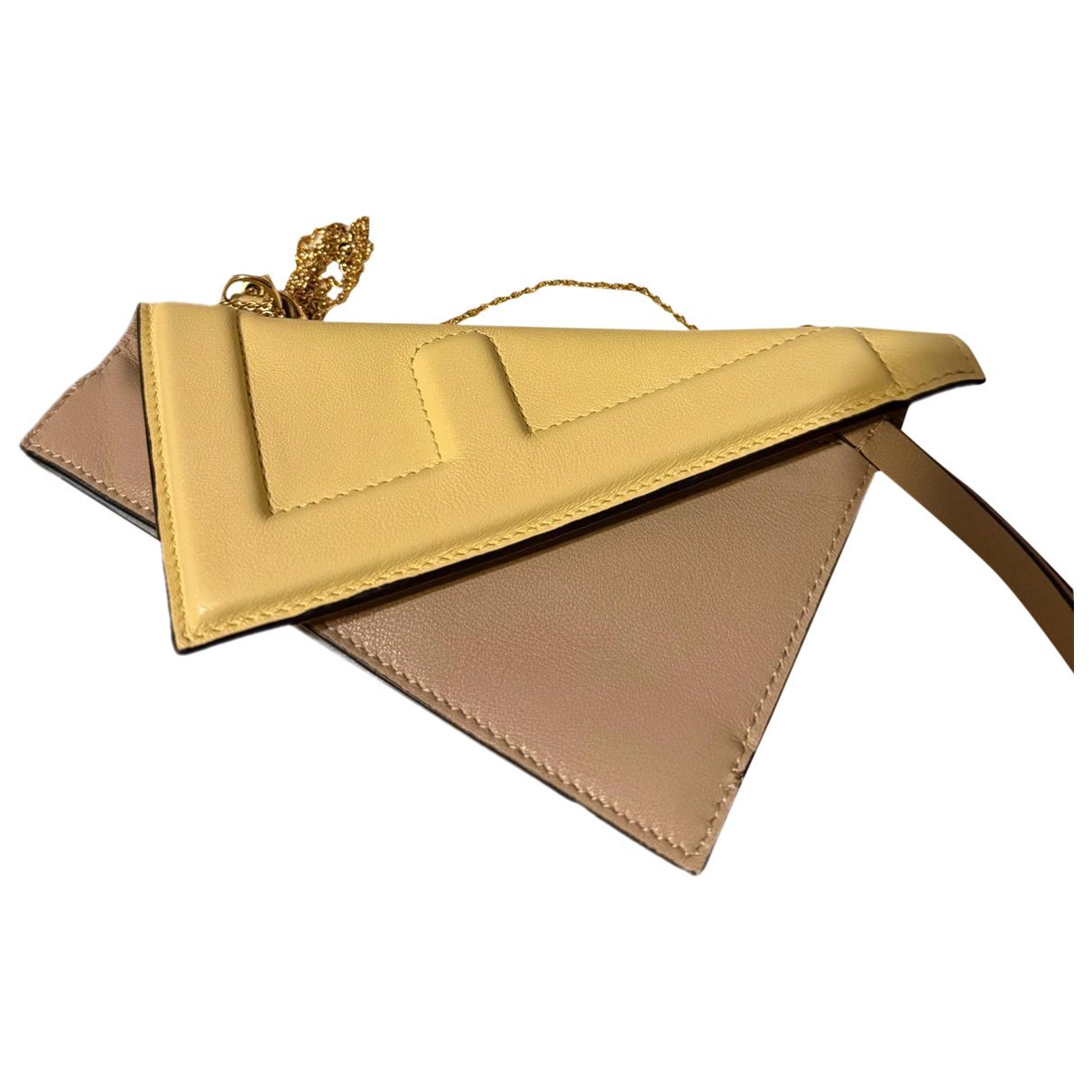 Origami leather crossbody bag