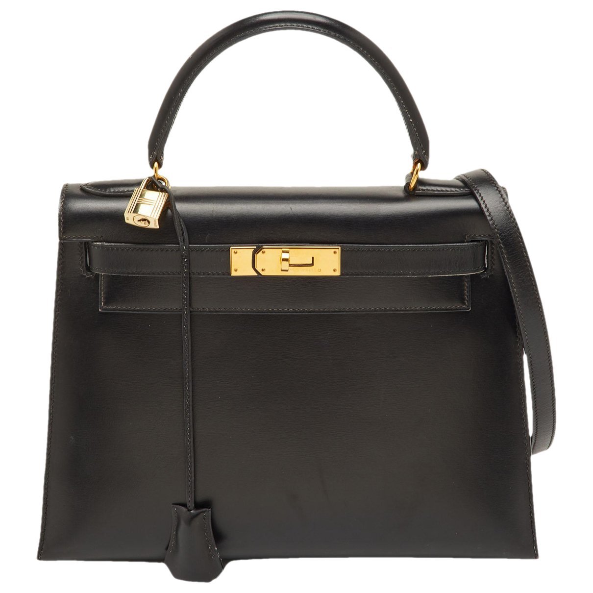 Hermes Kelly 28 Handbag Noir