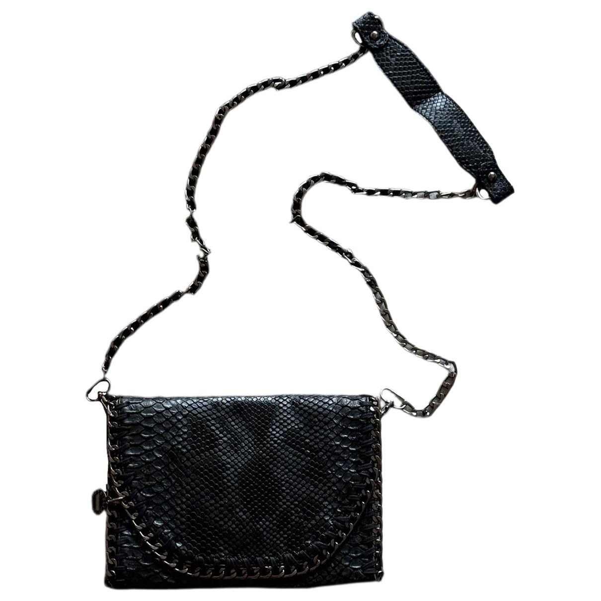 Falabella leather clutch bag