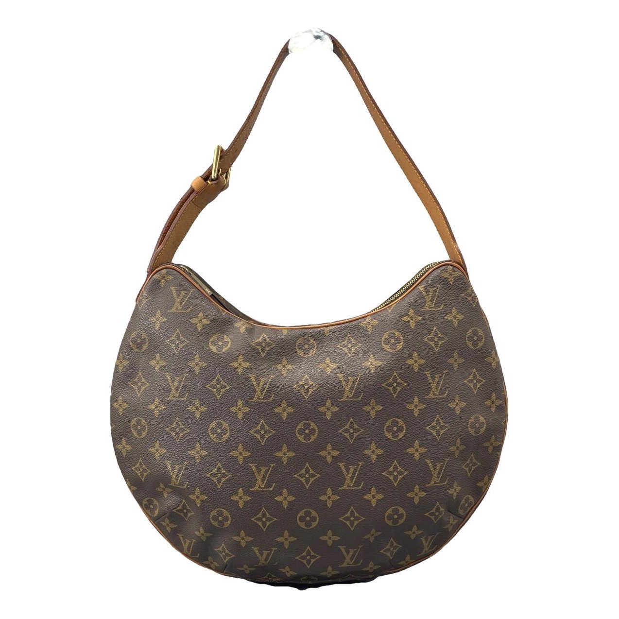 Croissant leather handbag