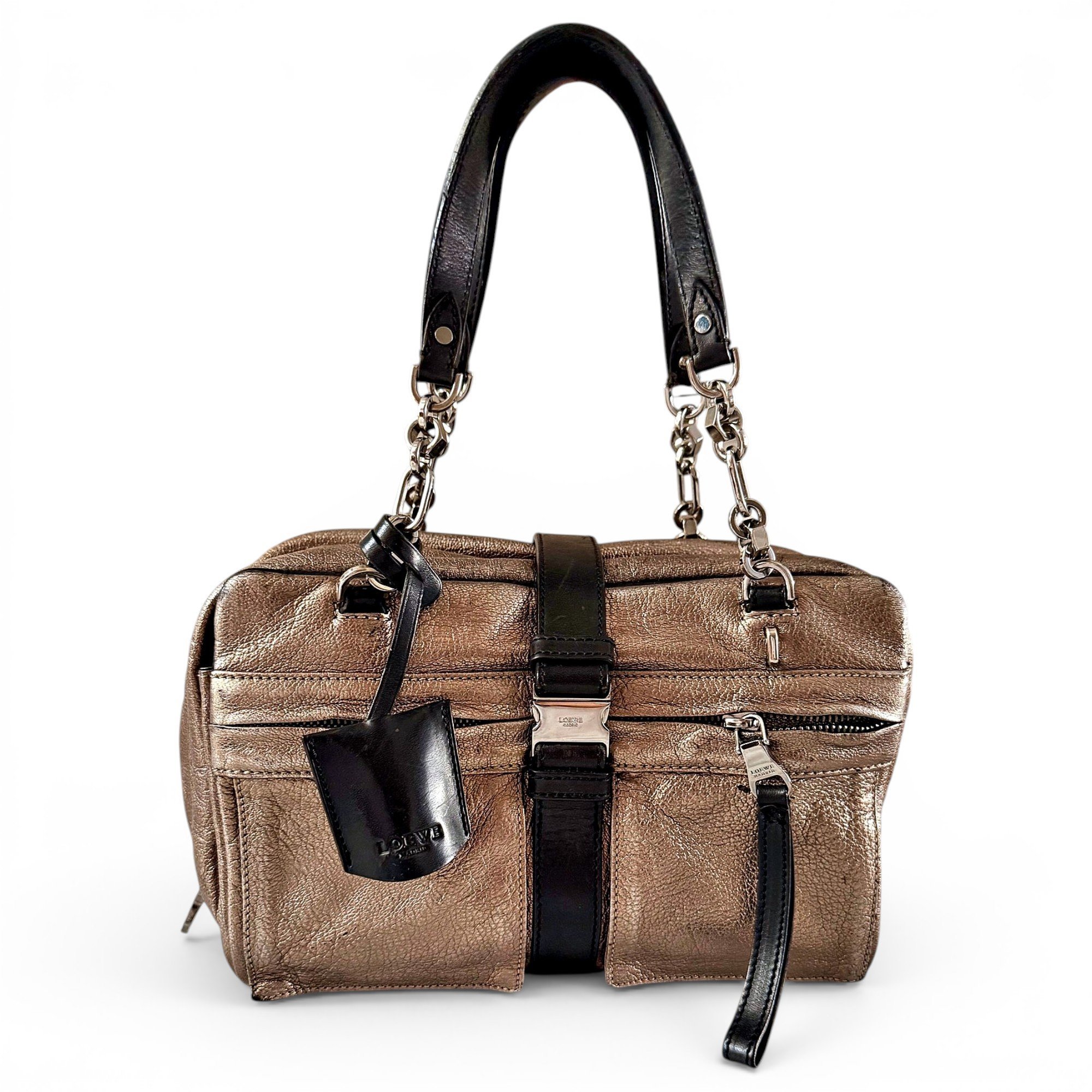 Leather handbag