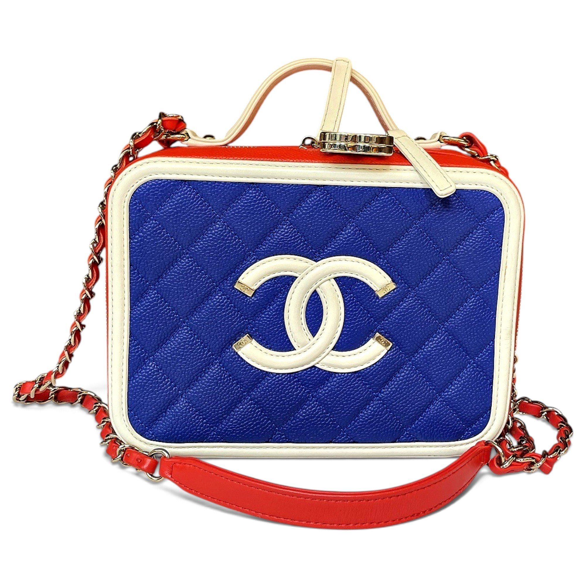 Vanity leather crossbody bag