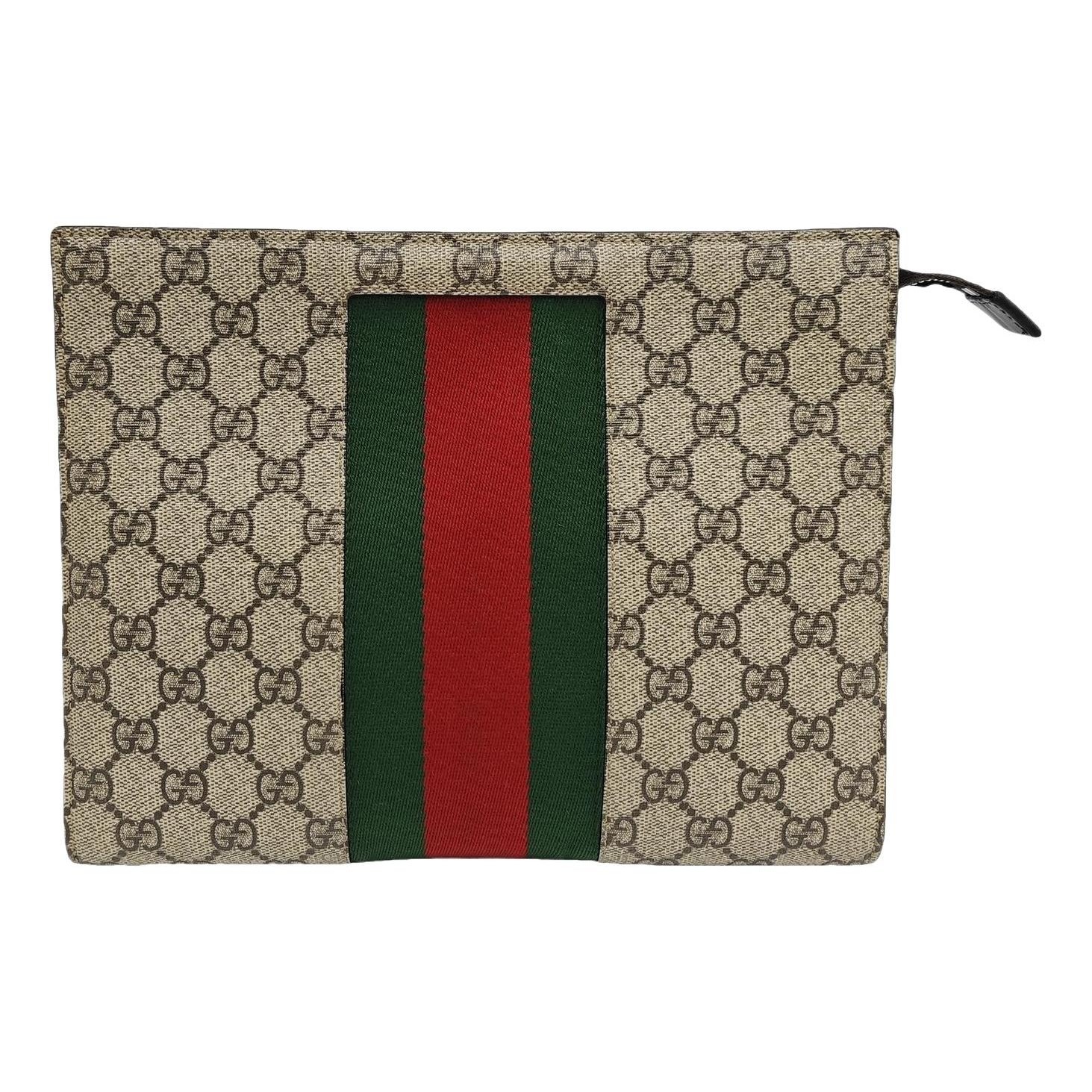 Ophidia GG Supreme leather handbag