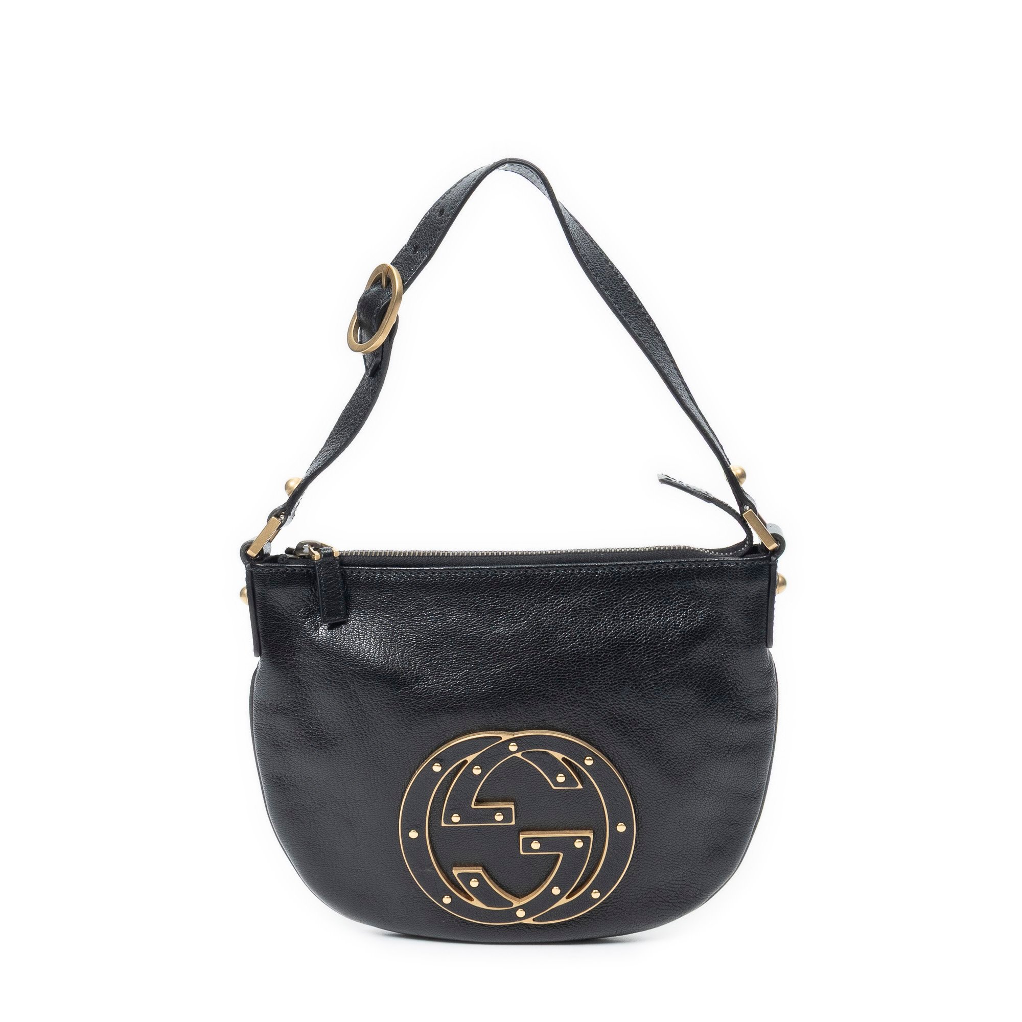 Hobo leather handbag