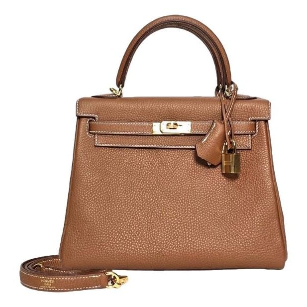 Kelly 25 leather handbag