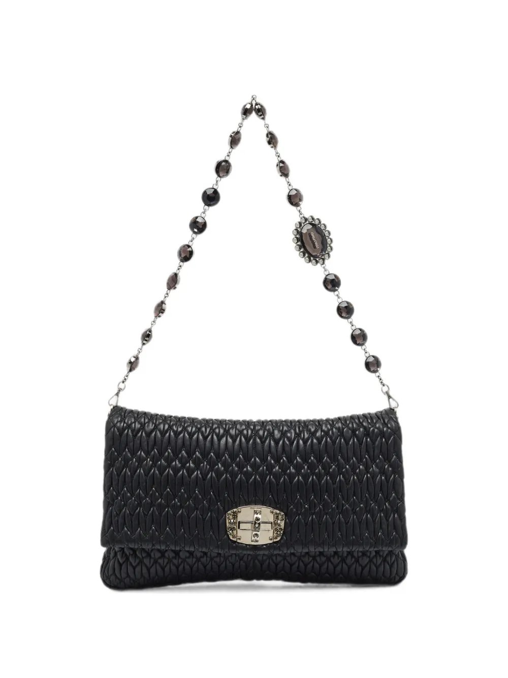 crystal-embellished shoulder bag