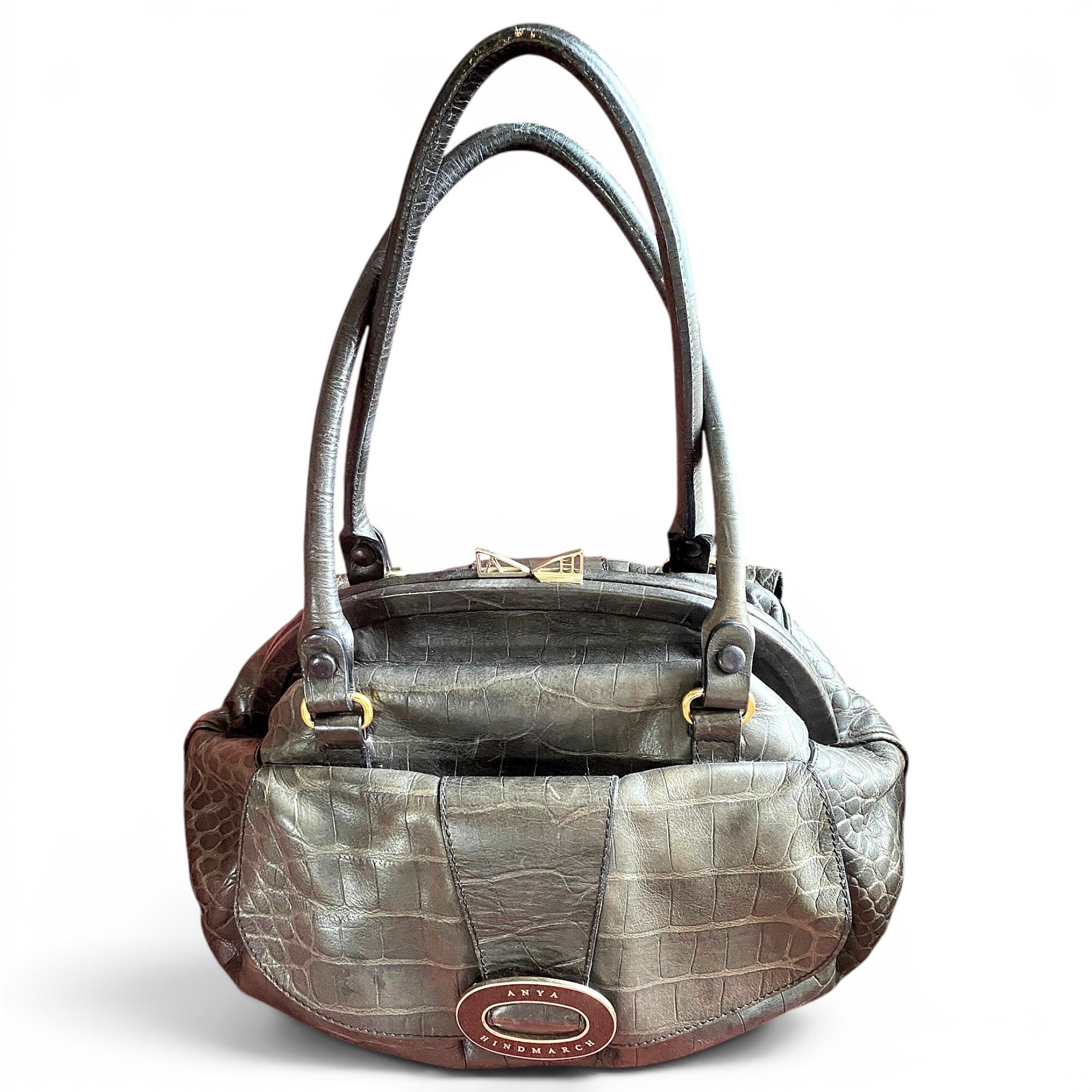 Leather handbag