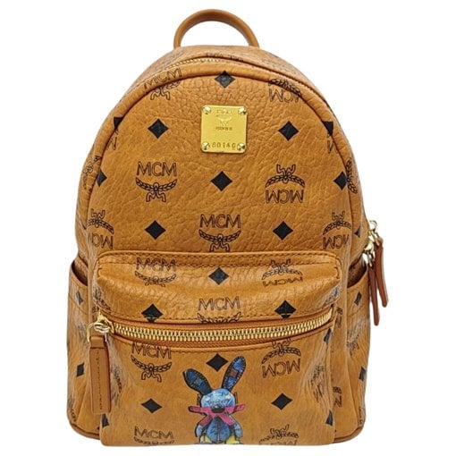 MCM Stark vinyl backpack
