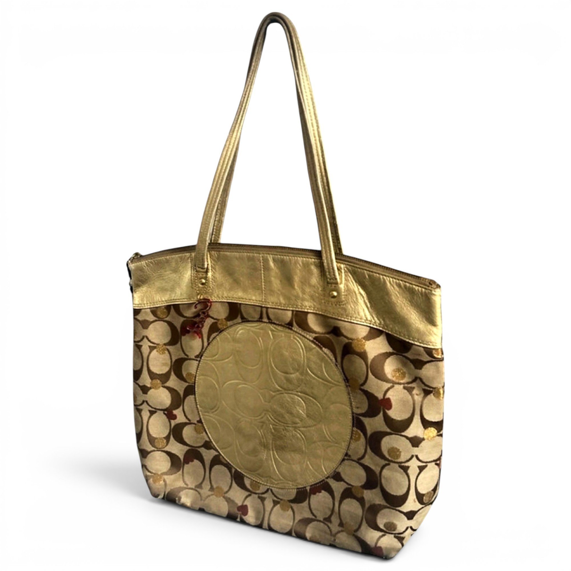 CITY ZIP TOTE leather tote