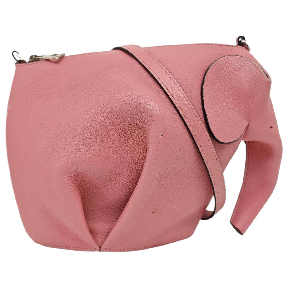 Animals leather handbag