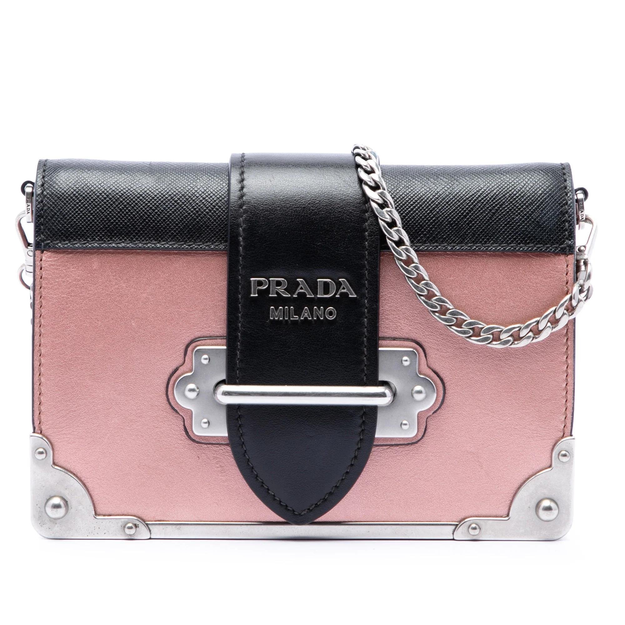 Cahier leather crossbody bag