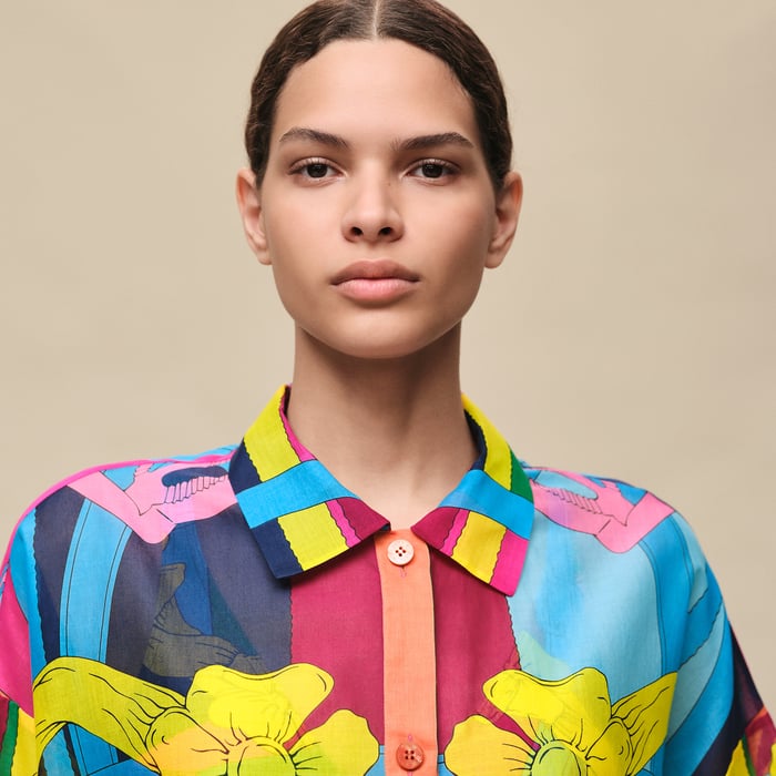 Jaune Soleil "Grand Manege" Beach Shirt