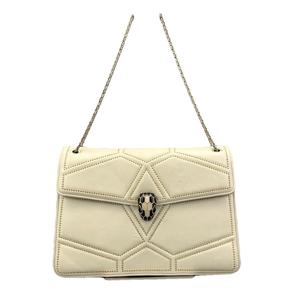 Serpenti leather handbag