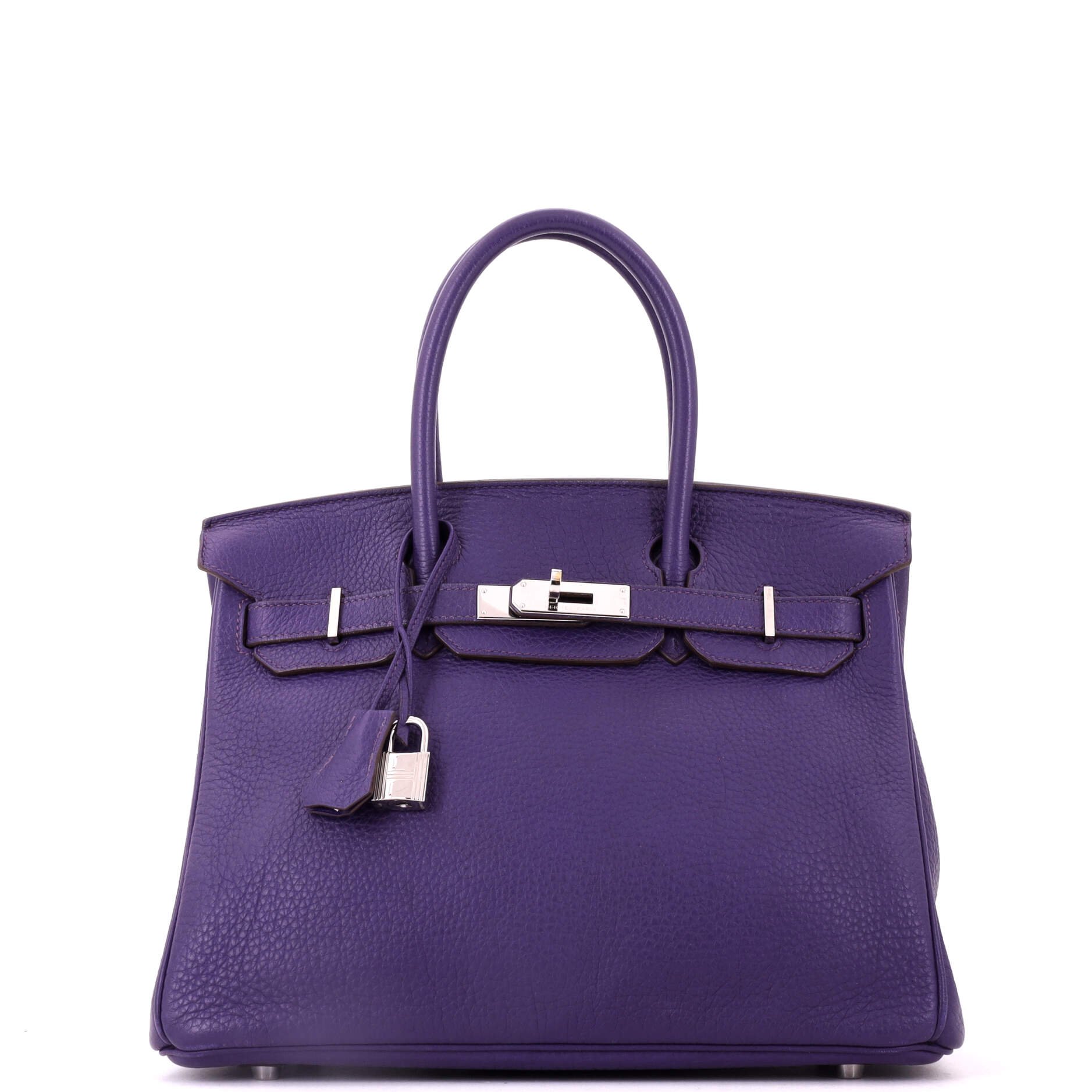 Birkin Handbag Ultraviolet Togo with Palladium Hardware 30