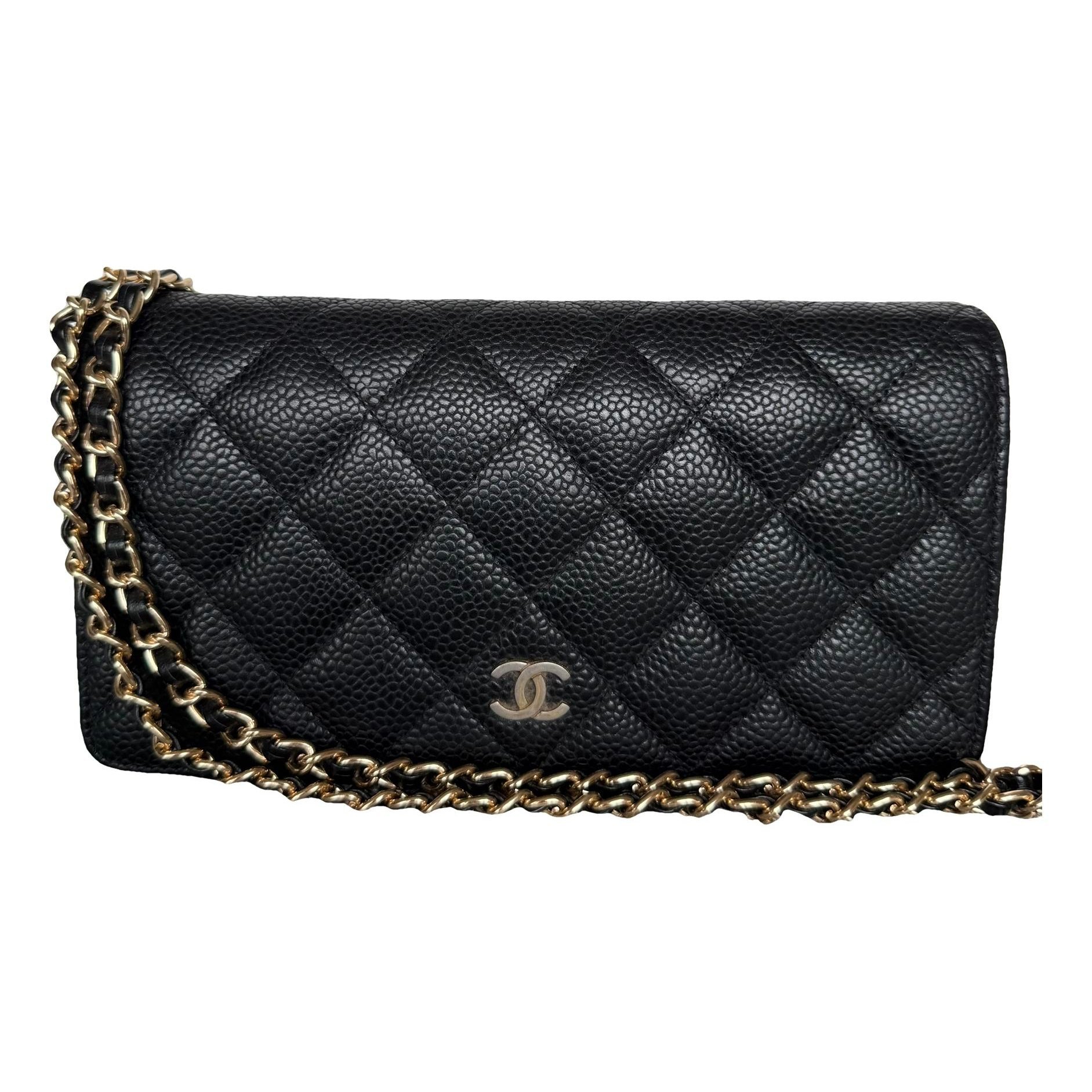 Wallet On Chain Timeless/Classique leather crossbody bag