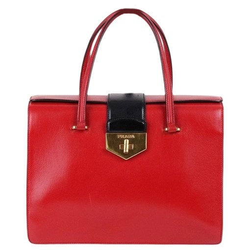 Leather handbag