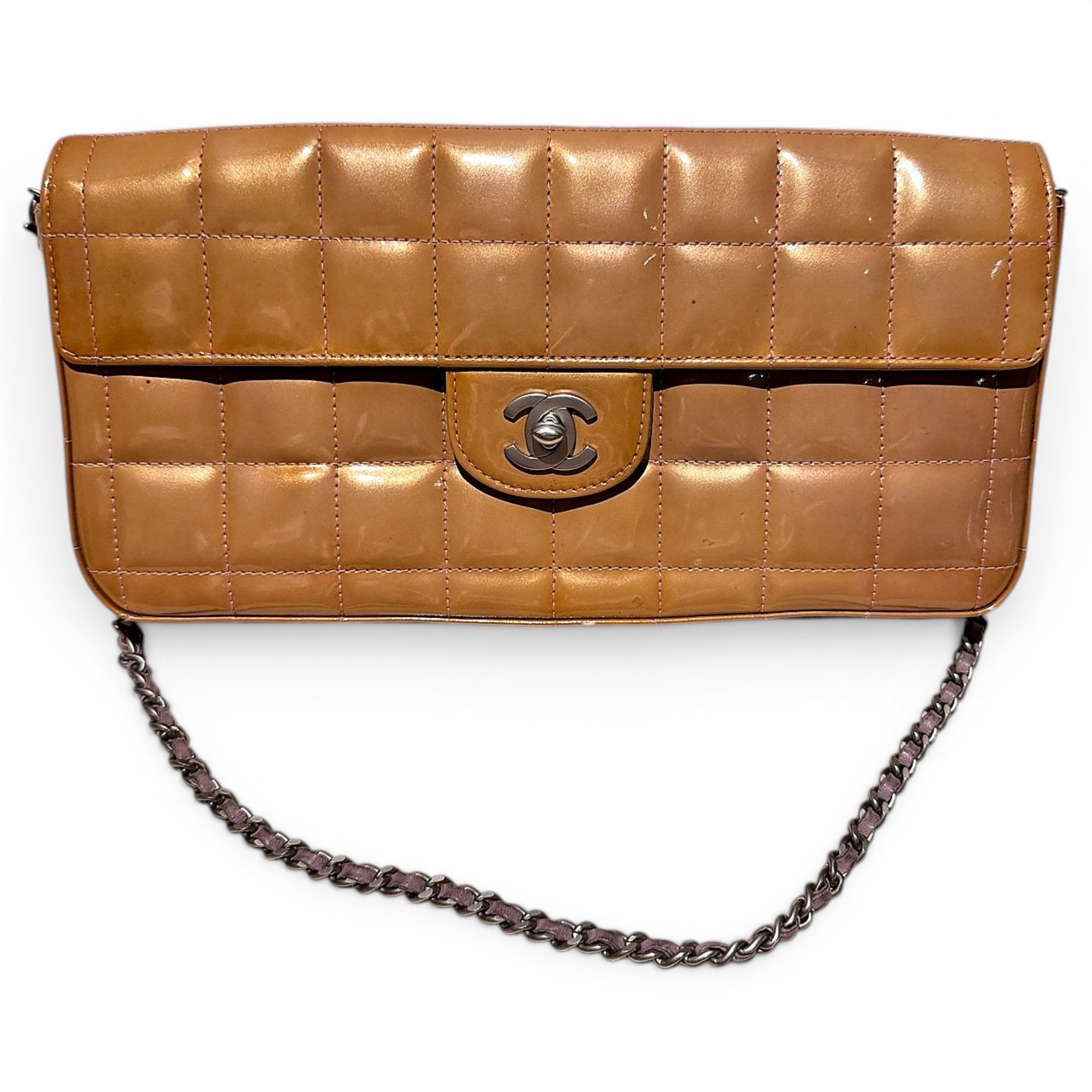 East West Chocolate Bar leather handbag