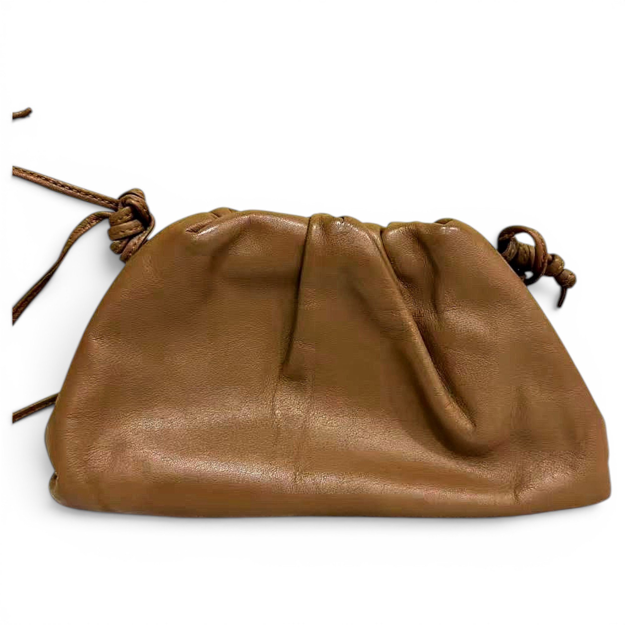 Pouch leather handbag