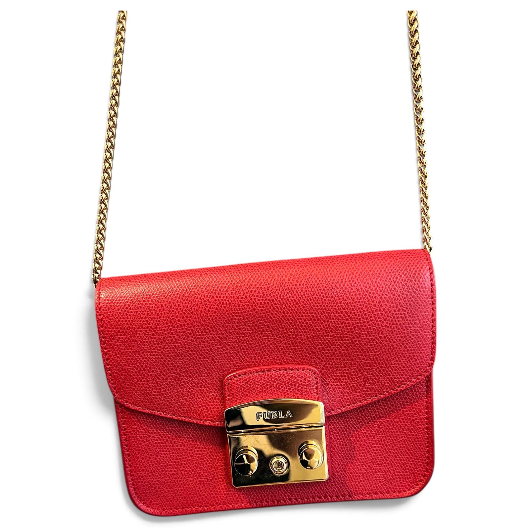 Metropolis leather crossbody bag
