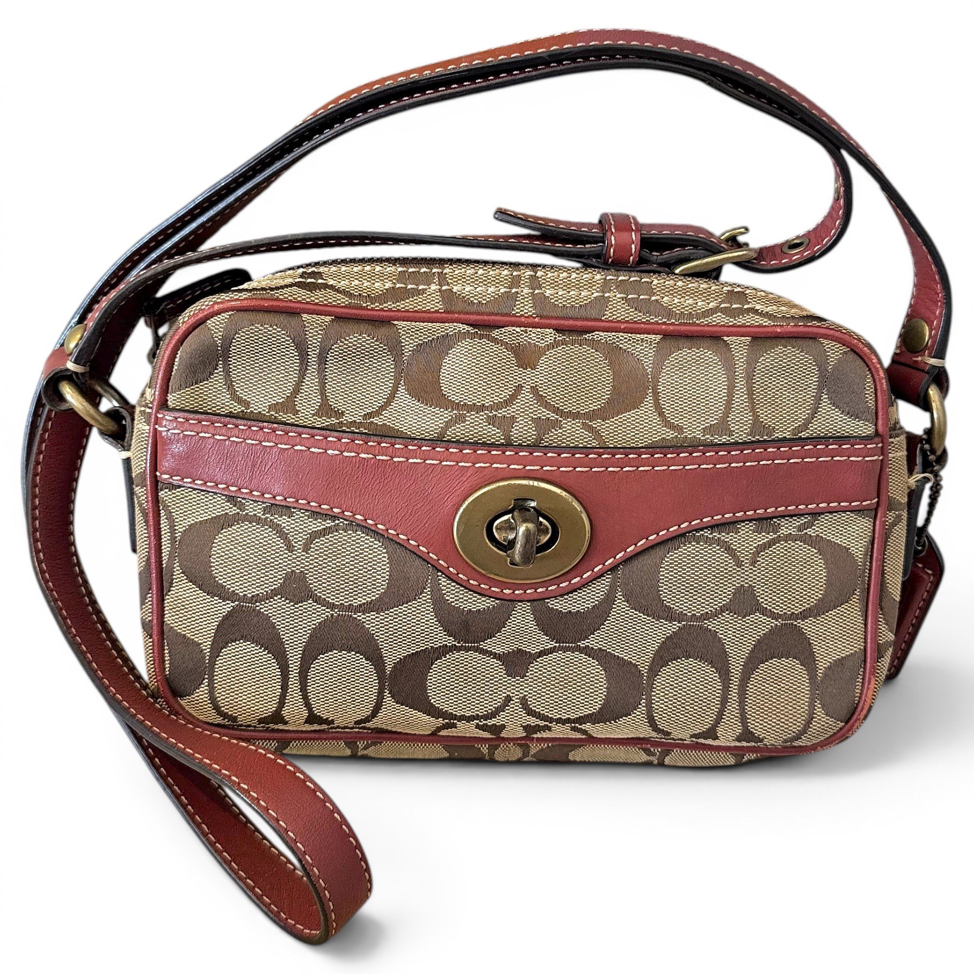 Signature Sufflette leather handbag