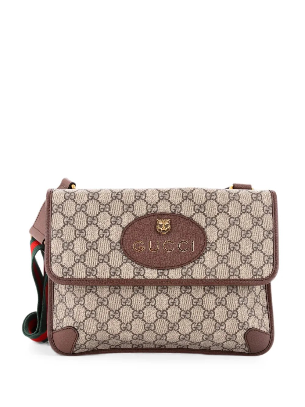 Neo Vintage Flap Messenger GG Coated Canvas Medium crossbody bag