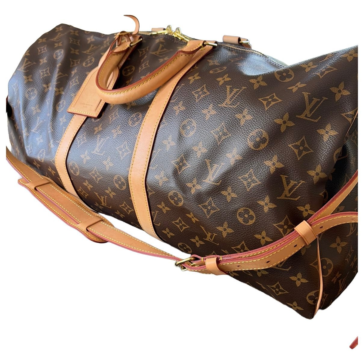 Leather travel bag