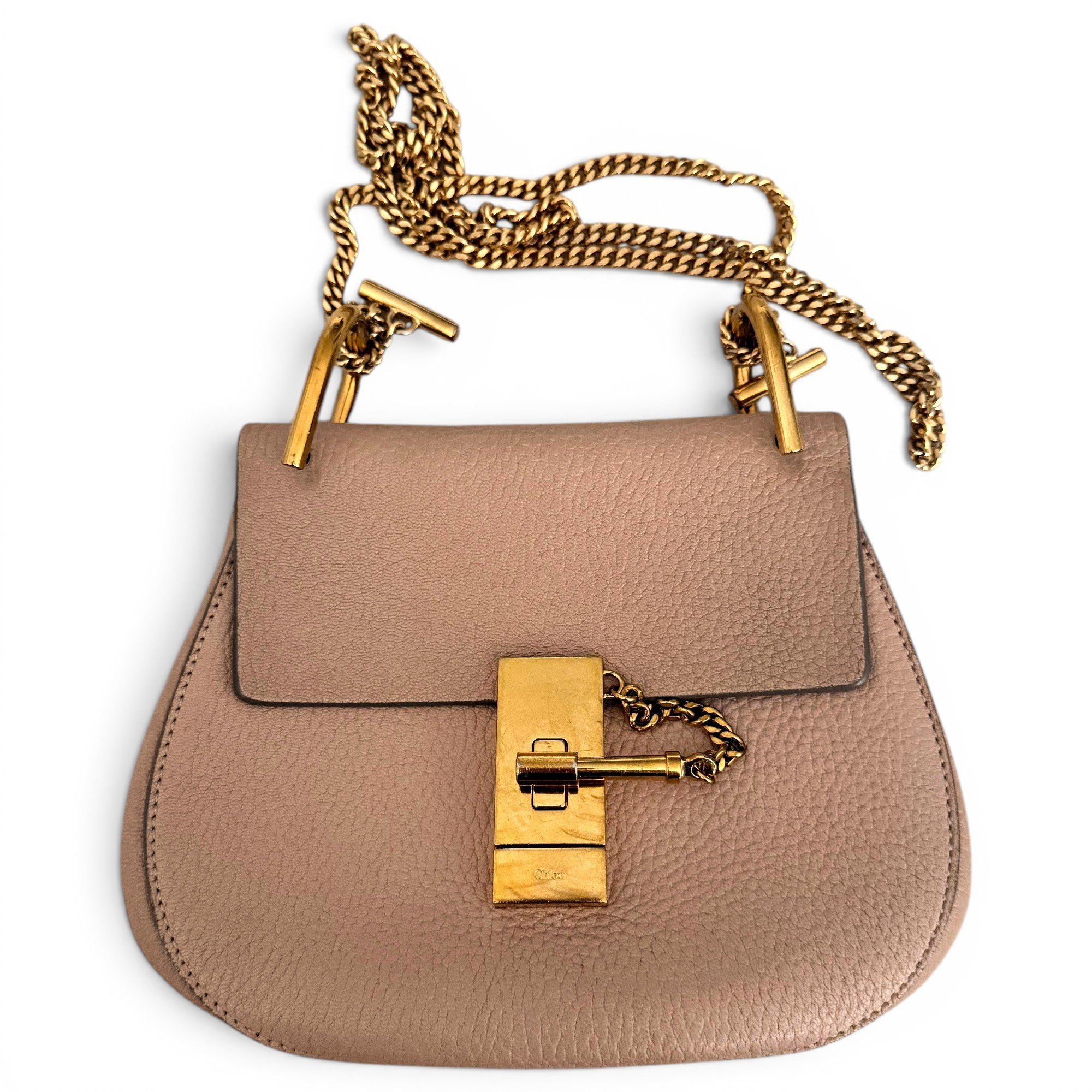 Drew leather crossbody bag