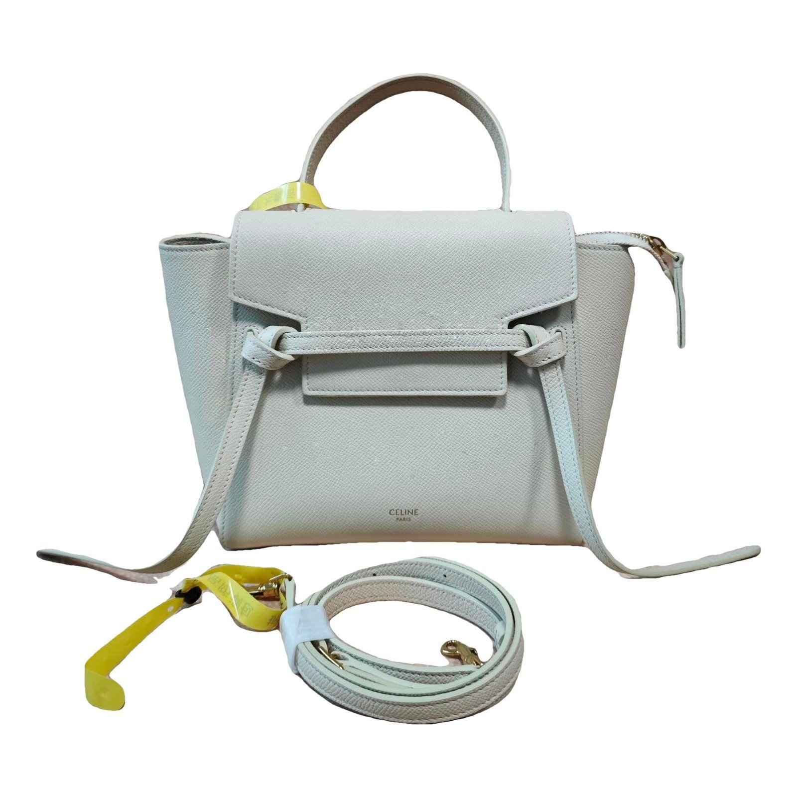 Belt leather handbag