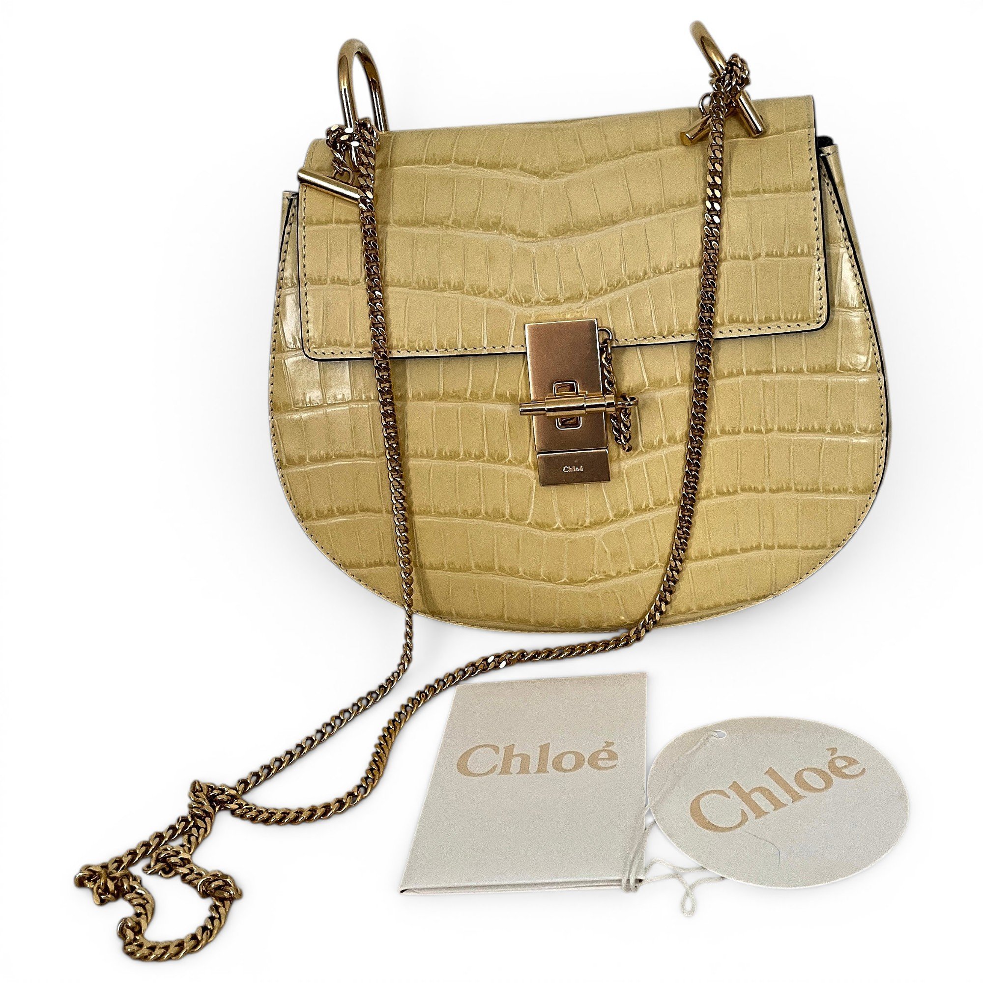 Drew leather crossbody bag