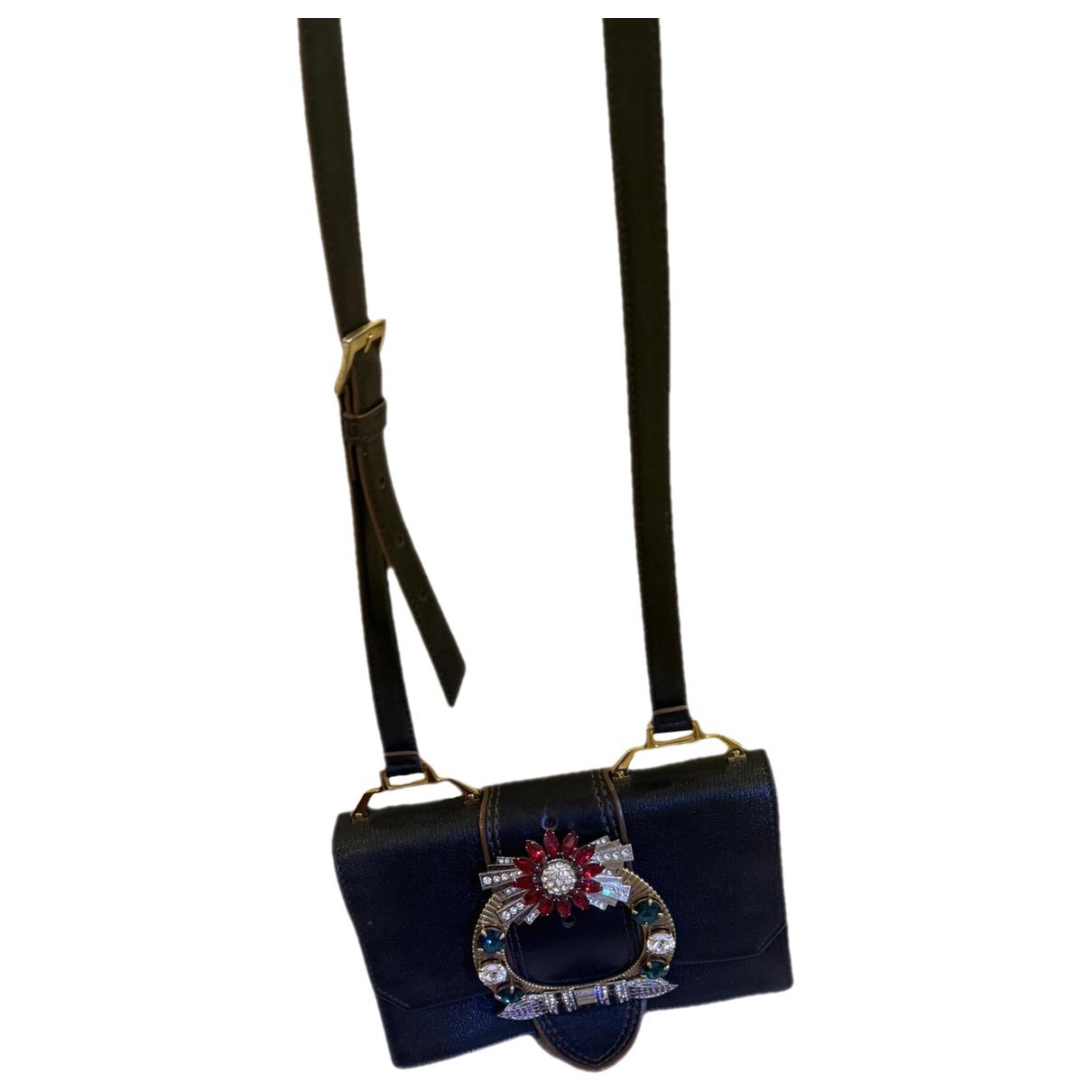 Miu Lady leather handbag