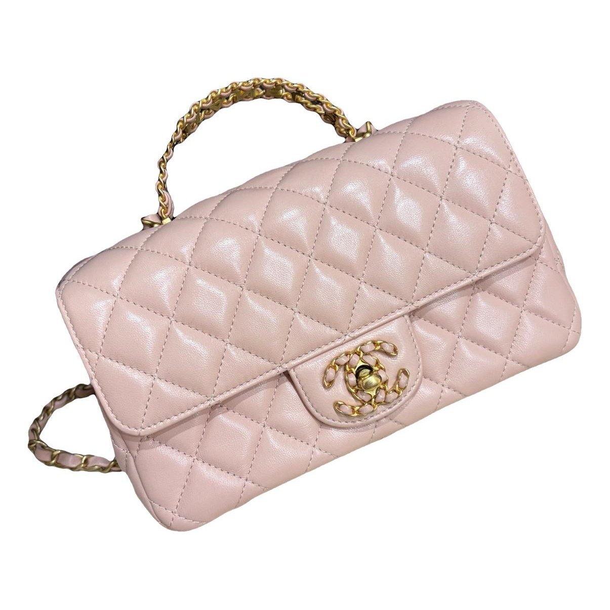 Chain Infinity leather handbag