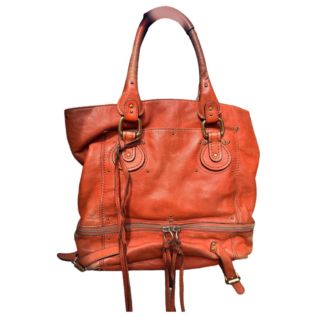 Paddington, Zip leather handbag