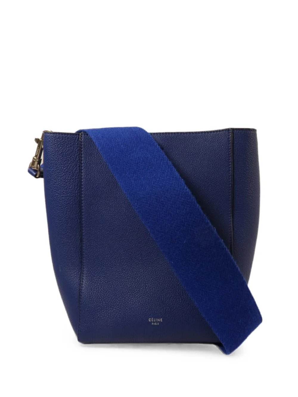 small leather bucket bag