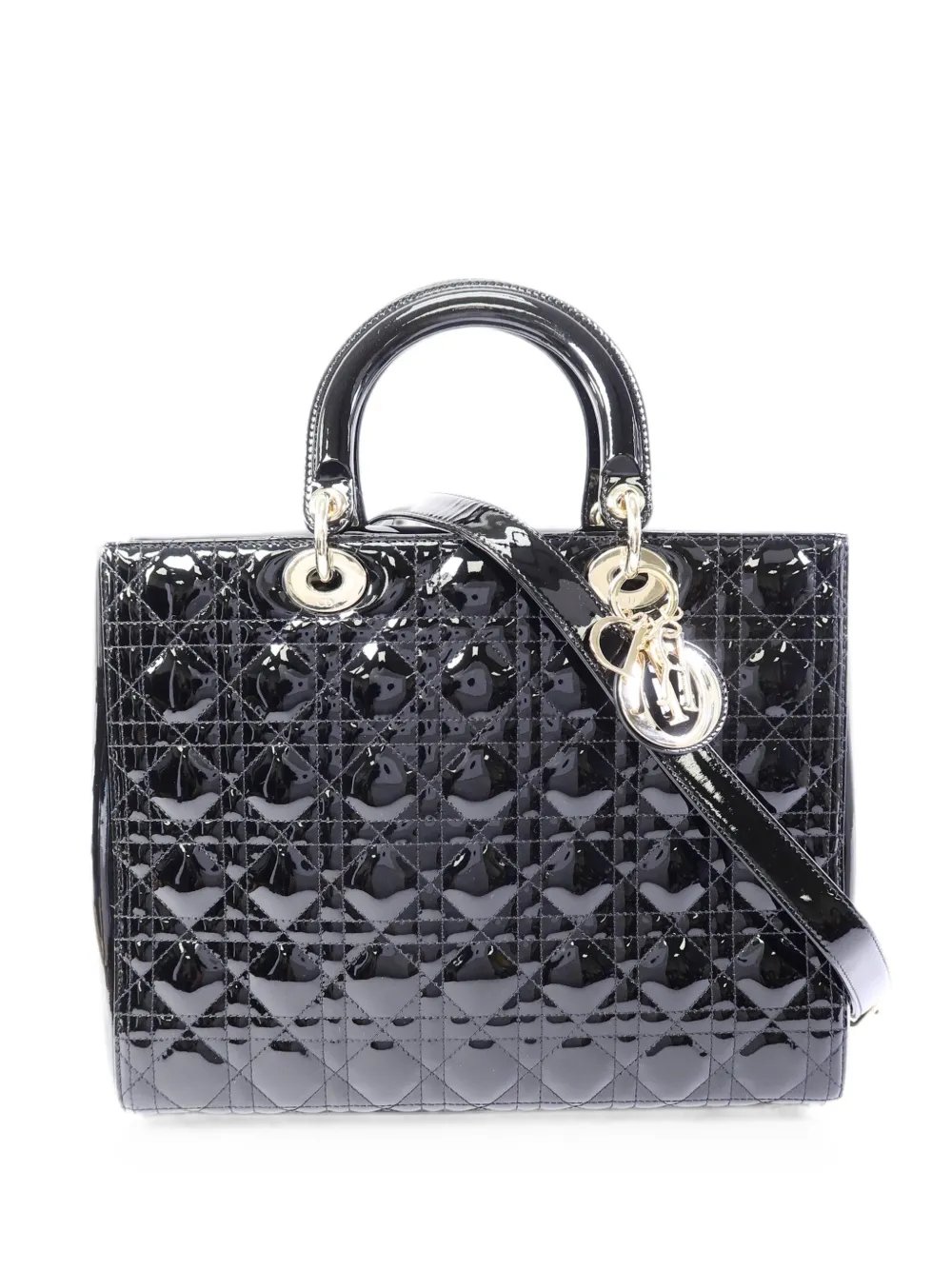 large Lady Dior Cannage tote bag