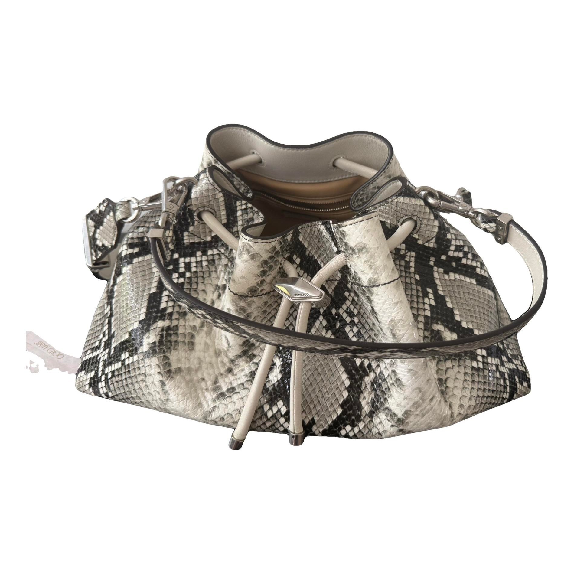 Cinch leather handbag