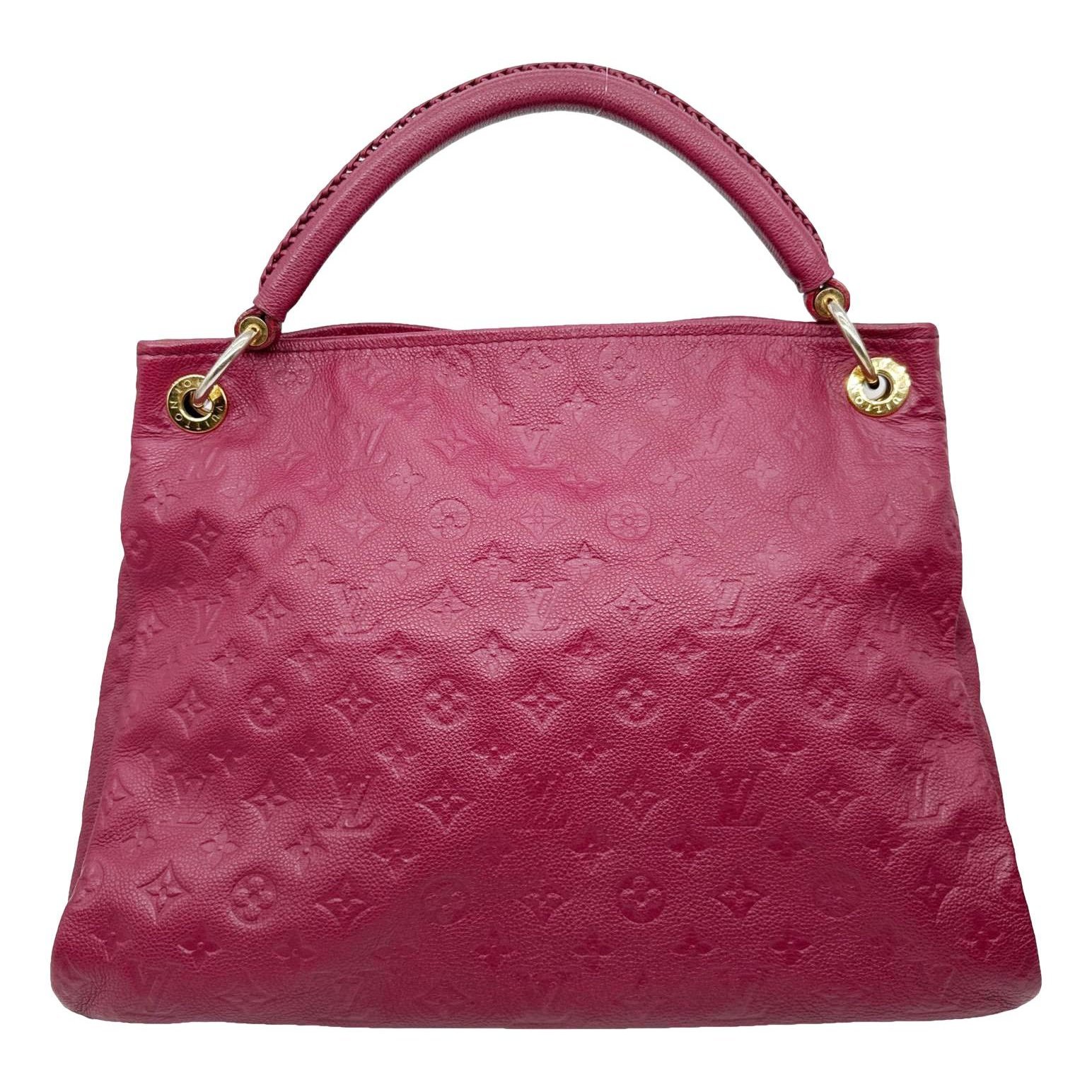 Artsy leather tote