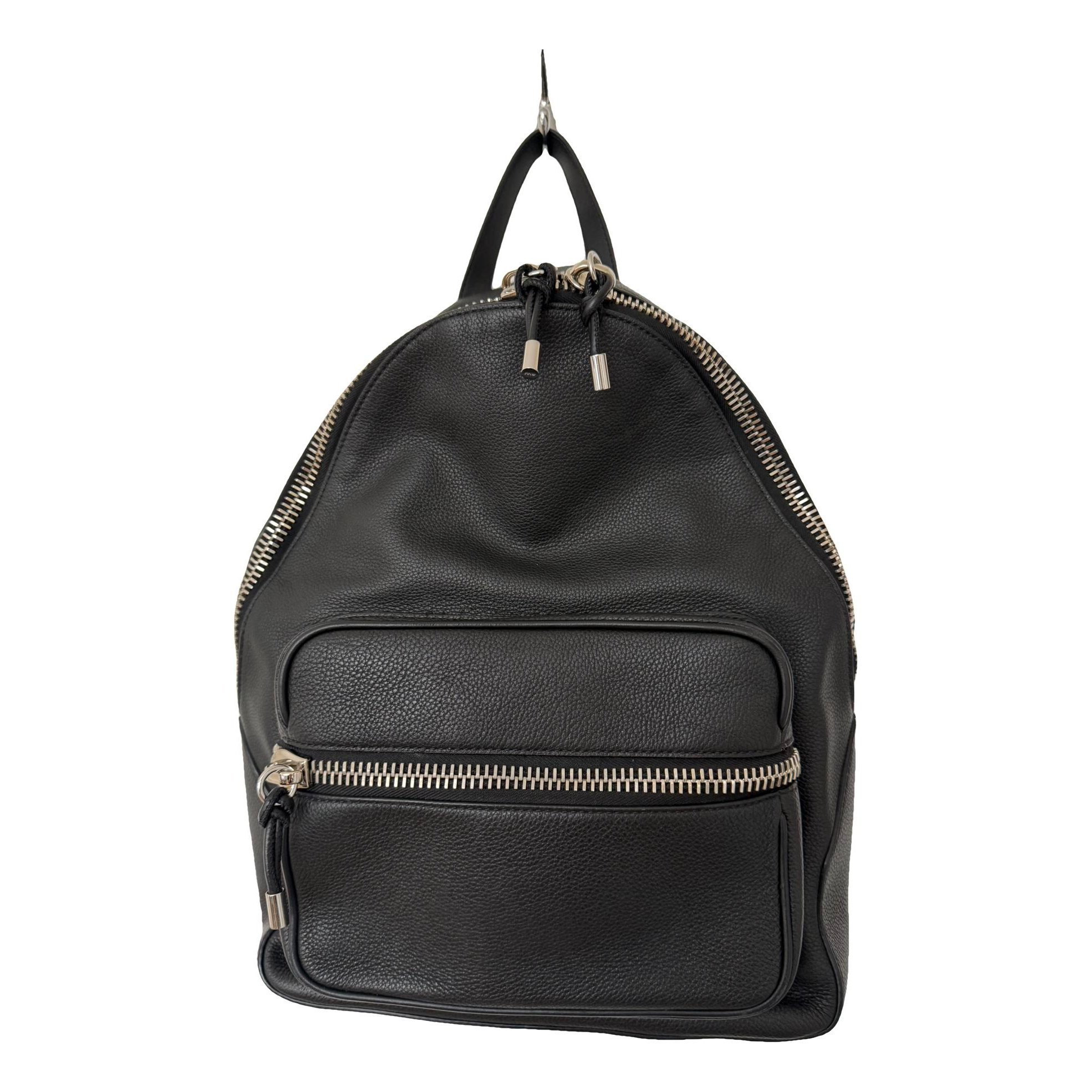 Leather backpack