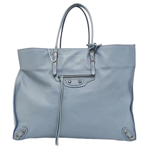 Papier leather handbag