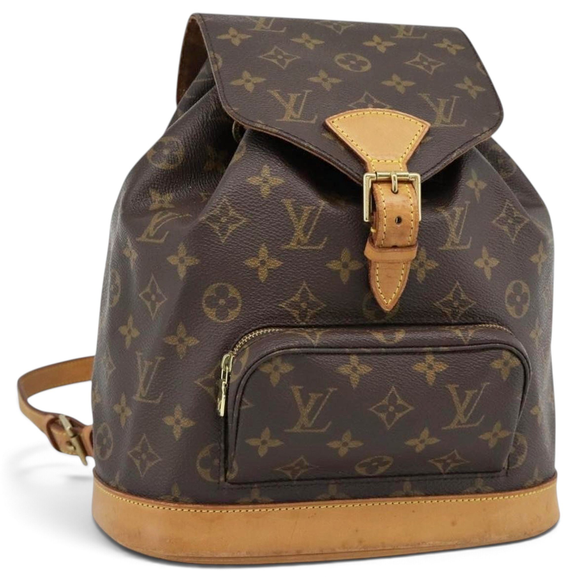 Montsouris leather backpack